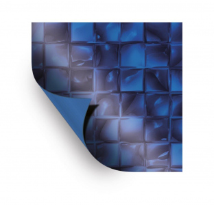 AVfol Decor - Mozaika Modrá Electric; 1,65m šíře, 1,5mm, 25m role