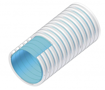 PVC flexi hadice - Baz. hadice PROTECT® (vrstva odolná chlóru) d= 50 mm