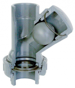 Tvarovka - Kulový zpětný ventil Y 63 mm