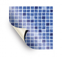 AVfol Decor - Mozaika Modrá; 1,65m šíře, 1,5mm, 25m role