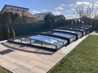 Zastřešení bazénu VIVA 9,5 x 4,4 x 1 m Praha