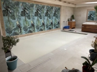 Lamelové zakrytí interiérového bazénu - Náchod